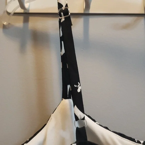 B.smart Black and White Floral Dress, 10 - Picture 5 of 6